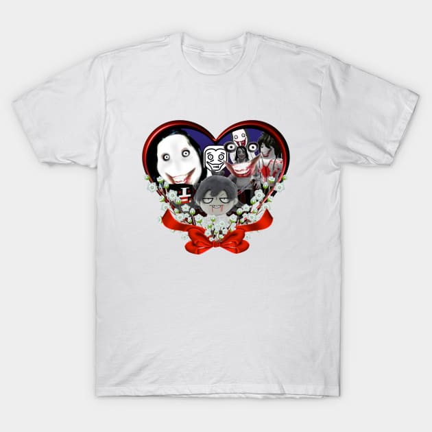 Jeff the killer T-Shirt by Gabes-Photoshops